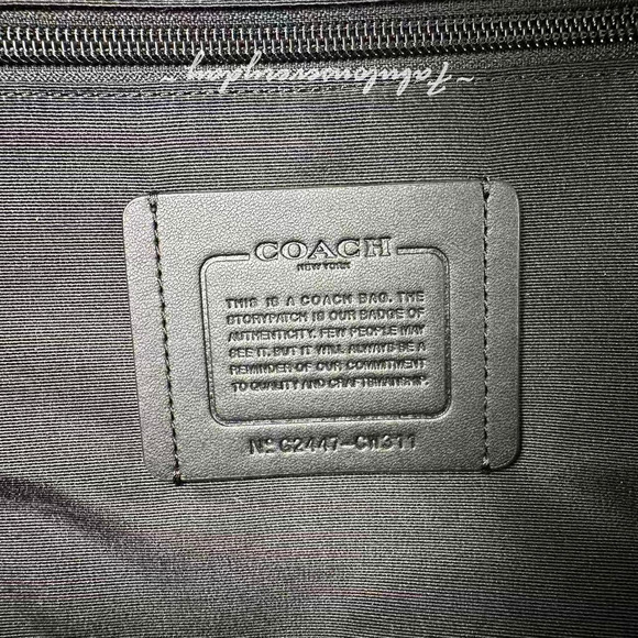 Coach Men's West Backpack Signature Camo Print in Dark Shamrock CW311 NWT - Picture 6 of 11